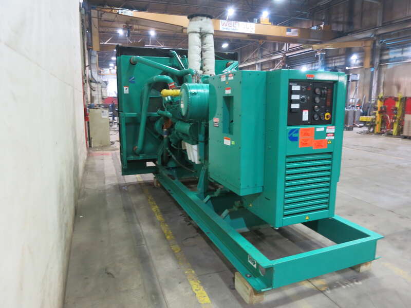 Used Cummins GTA28 Natural Gas Generator, 496 Hrs                            