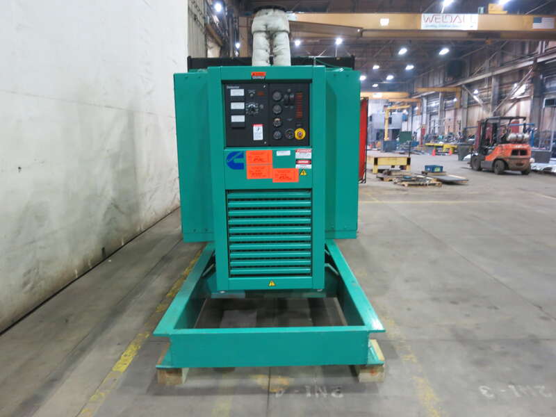 Used Cummins GTA28 Natural Gas Generator, 496 Hrs                            