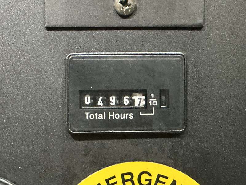 Used Cummins GTA28 Natural Gas Generator, 496 Hrs                            