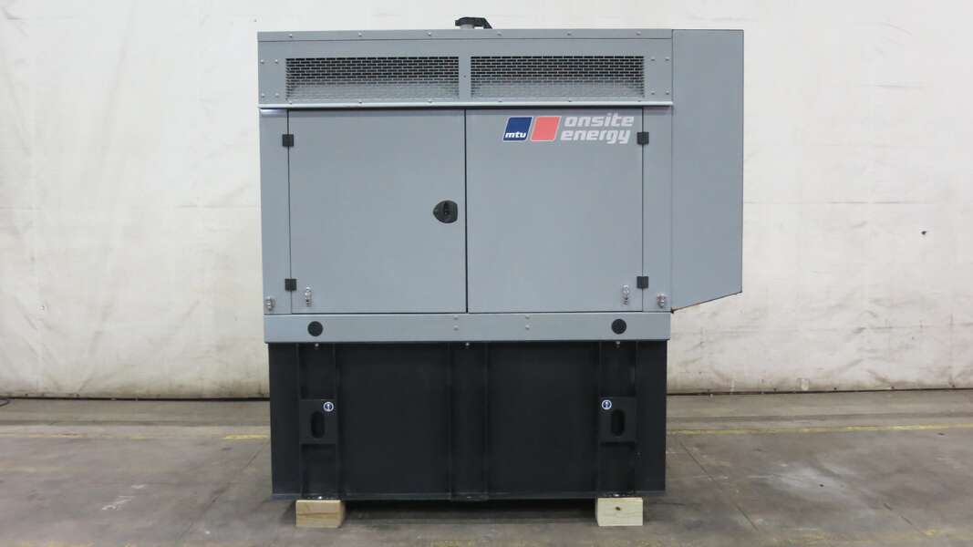 Used MTU DS35 John Deere 3029TFG89 Diesel Generator, 231 Hrs, EPA Tier 3, Single or 3 Phase                            