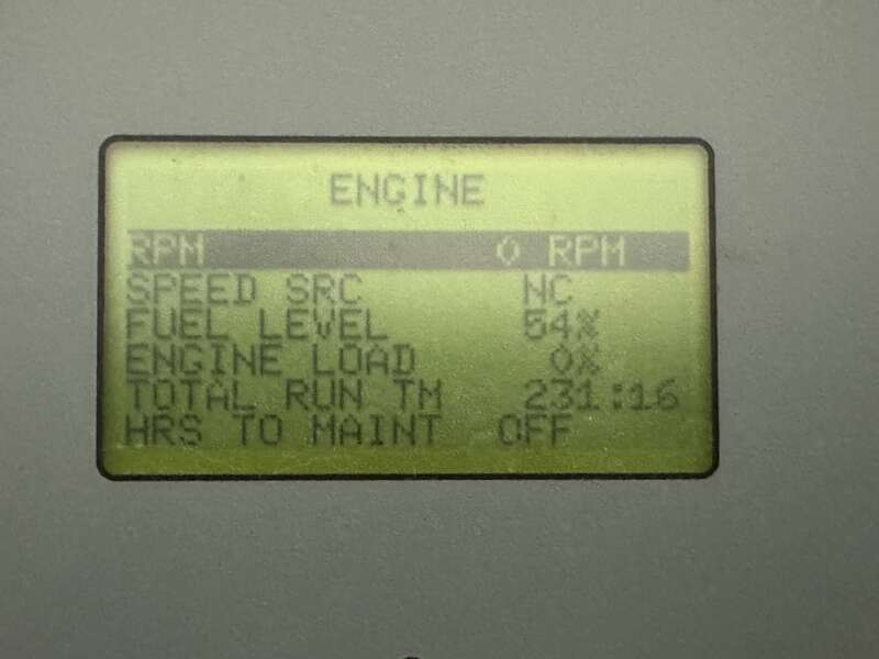Used MTU DS35 John Deere 3029TFG89 Diesel Generator, 231 Hrs, EPA Tier 3, Single or 3 Phase                            