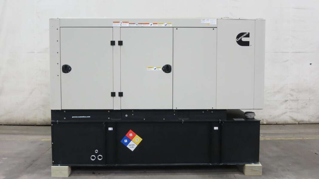 Used Cummins C100D6C QSB5-G13 NR3 Diesel Generator, 113 Hrs, EPA Tier 3, Single Phase                            