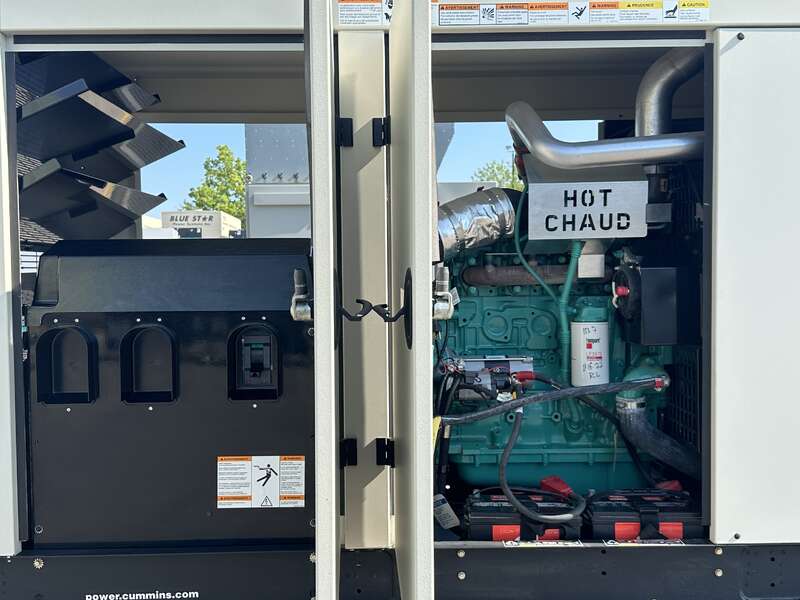 Used Cummins C100D6C QSB5-G13 NR3 Diesel Generator, 113 Hrs, EPA Tier 3, Single Phase                            
