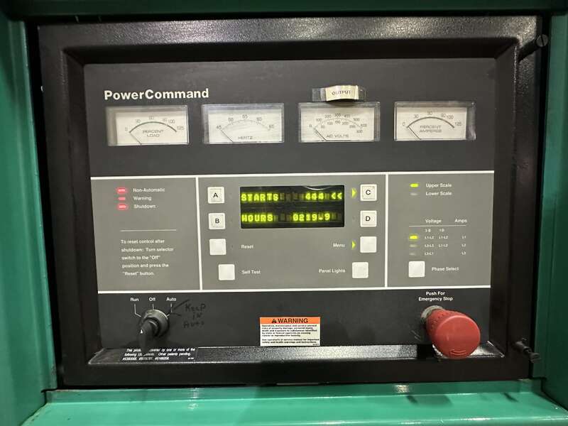 Used Cummins 350DFCC NTA-855-G3 Diesel Generator, 219 Hrs                            