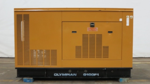 Used Caterpillar / Olympian G100F1 Natural Gas Generator, TBD Hrs                            