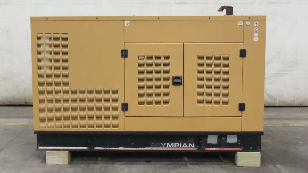 Used Caterpillar / Olympian G100F1 Natural Gas Generator, 845 Hrs                            
