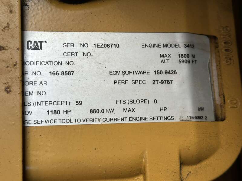 Used Caterpillar 3412 Diesel Generator, 326 Hrs                            