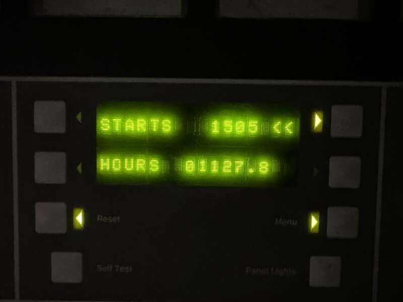Used Cummins DFLE KTA50-G9 Diesel Generator, 1127 Hrs                            