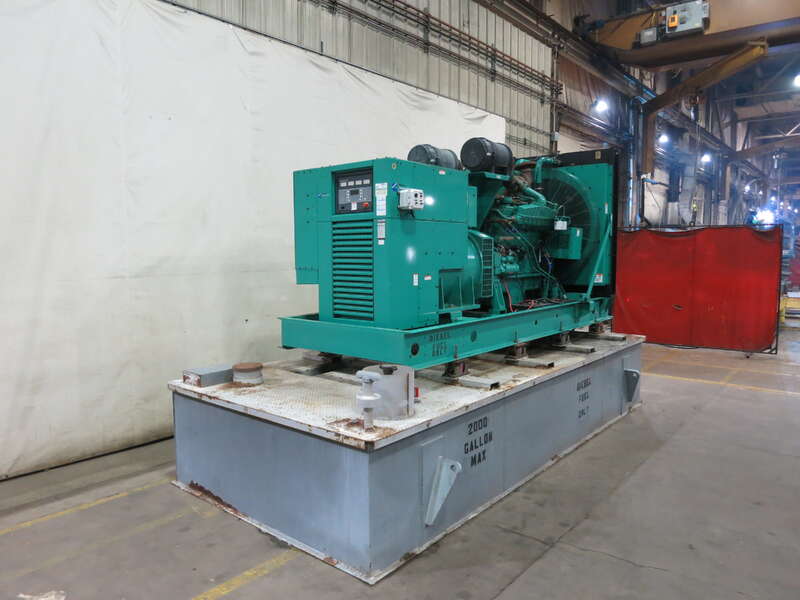 Used Cummins DFGB VTA28-G2 Diesel Generator, 297 Hrs                            