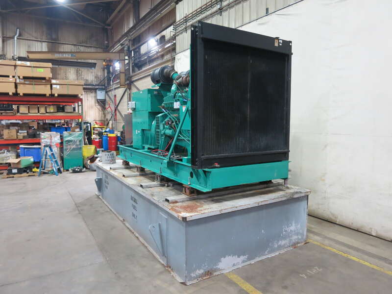 Used Cummins DFGB VTA28-G2 Diesel Generator, 297 Hrs                            