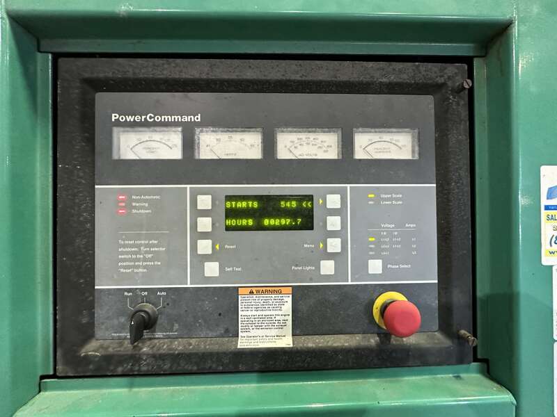 Used Cummins DFGB VTA28-G2 Diesel Generator, 297 Hrs                            