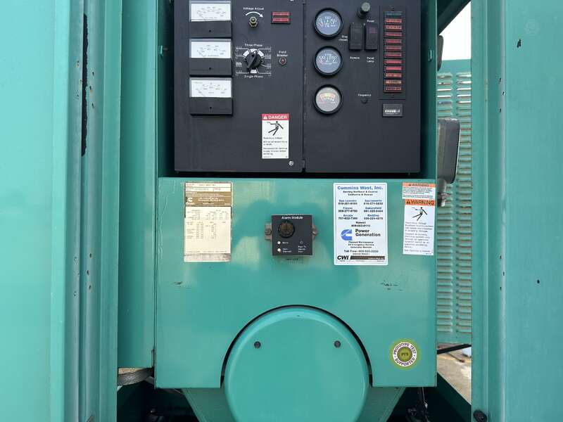 Used Cummins DGFC 6CTAA8.3-G1 Diesel Generator, 346 Hours                            
