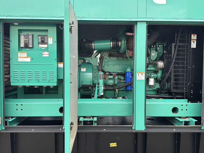 Used Cummins DFEK QSX15-G9 NR2 Diesel Generator, 429 Hrs, EPA Tier 2                            