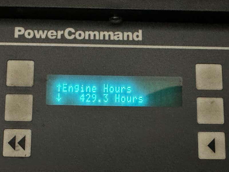 Used Cummins DFEK QSX15-G9 NR2 Diesel Generator, 429 Hrs, EPA Tier 2                            