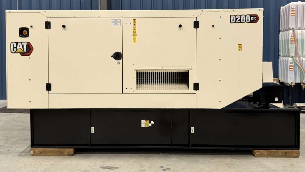 New Caterpillar D200GC C7.1 Diesel Generator 0 Hrs EPA Tier 3                            