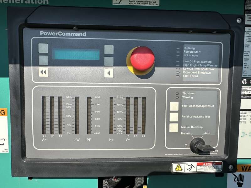 Used Cummins DQHAB QSM11-G4 Diesel Generator, 570 Hrs EPA Tier 3                            