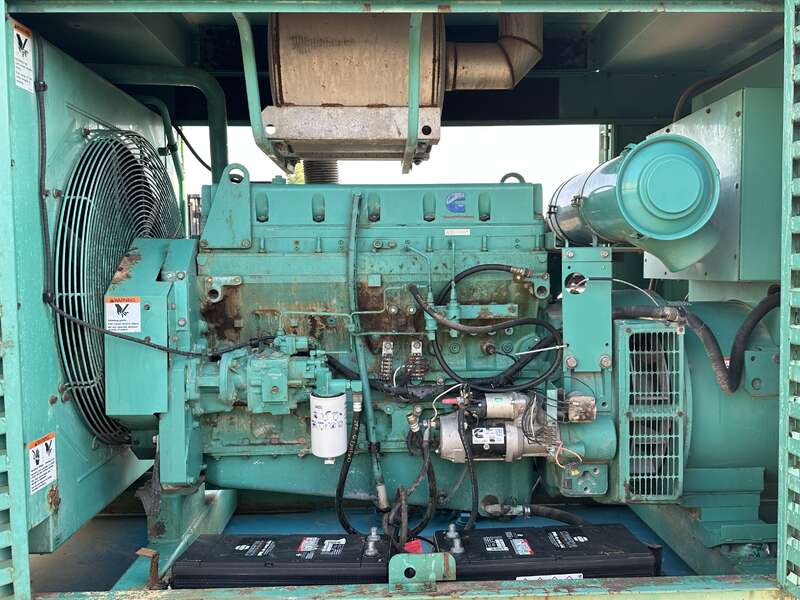 Used Cummins DFAC LTA10-G1 Diesel Generator, 505 Hrs                            