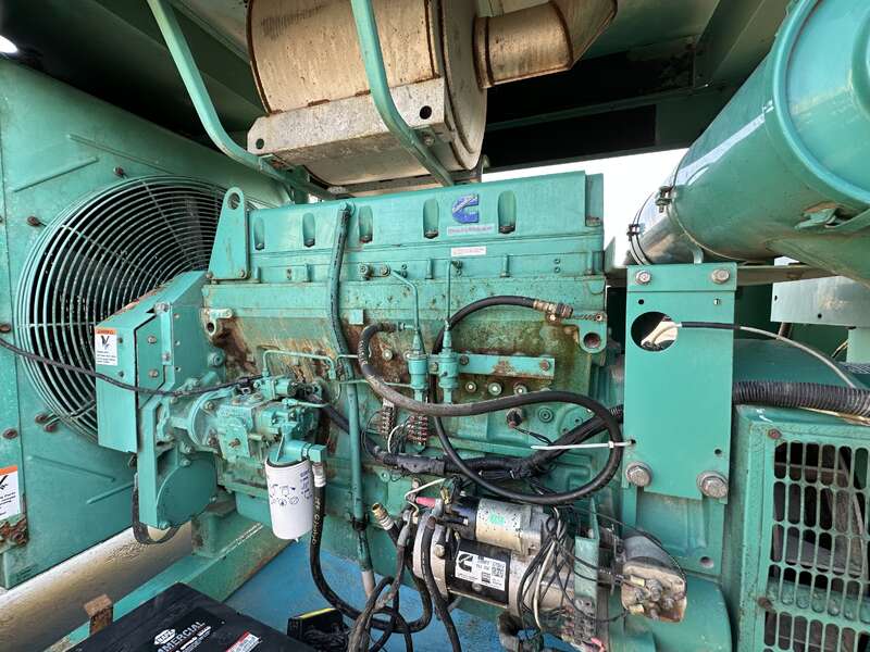 Used Cummins DFAC LTA10-G1 Diesel Generator, 505 Hrs                            