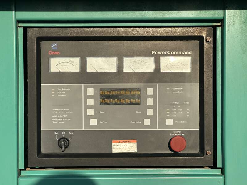 Used Cummins DFAC LTA10-G1 Diesel Generator, 505 Hrs                            