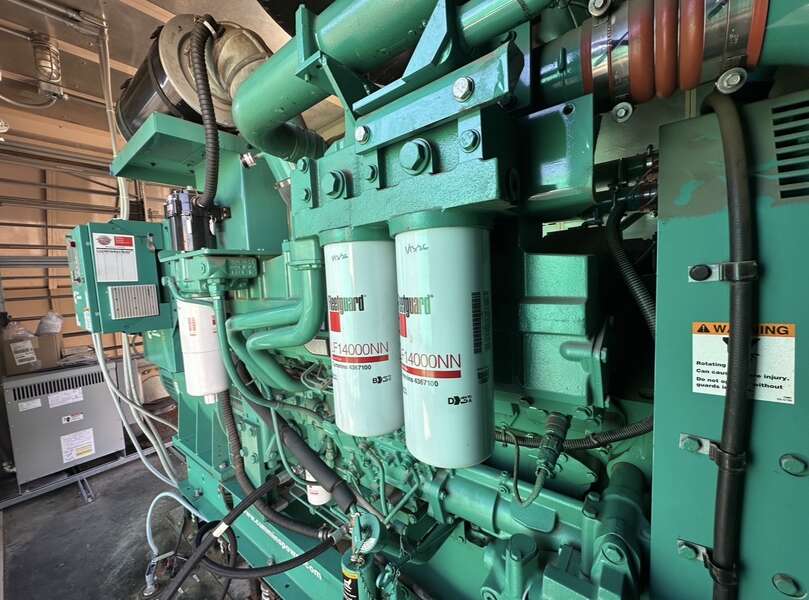 Used Cummins DQFAC QST30-G5 NR2 Diesel Generator, 22 Hrs, EPA Tier 2                            
