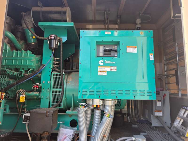 Used Cummins DQFAC QST30-G5 NR2 Diesel Generator, 502 Hrs, EPA Tier 2                            