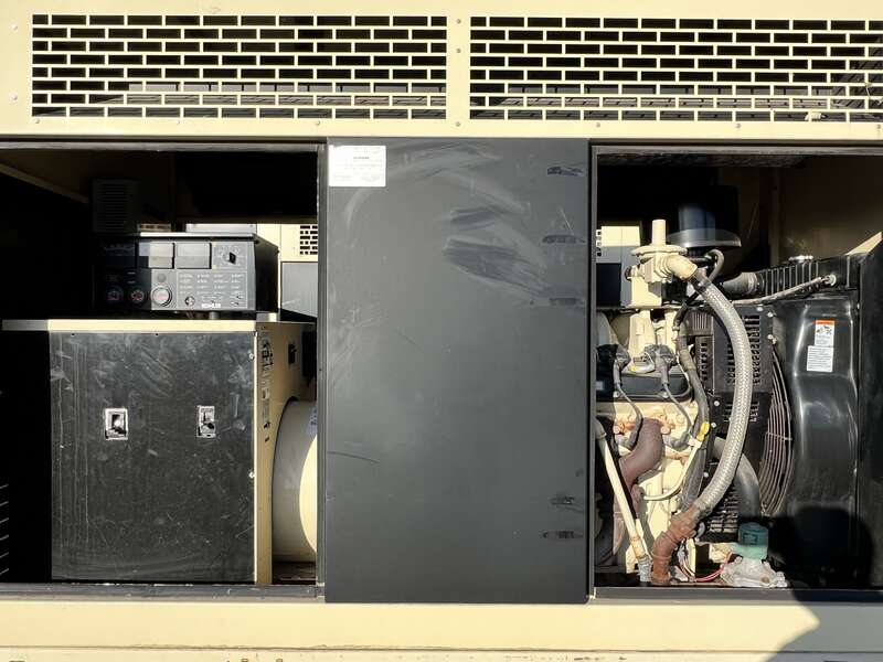 Used Kohler 80RZG Natural Gas/Propane Generator, 350 Hrs, Single Phase                            