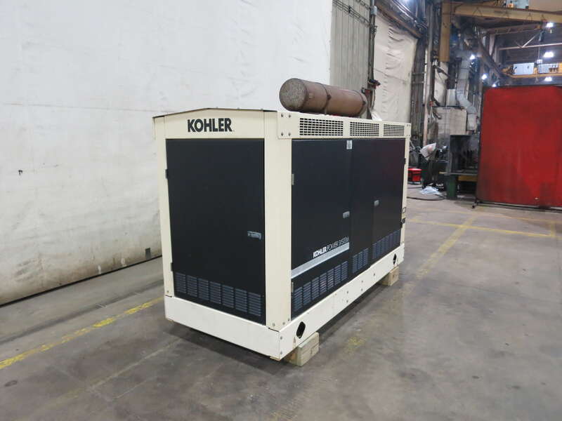 Used Kohler 80RZG Natural Gas/Propane Generator, 519 Hrs, Single Phase                            