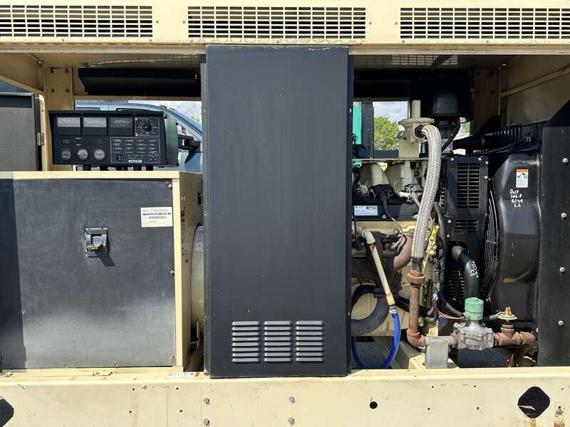 Used Kohler 80RZG Natural Gas/Propane Generator, 519 Hrs, Single Phase                            