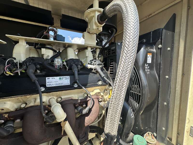 Used Kohler 80RZG Natural Gas/Propane Generator, 519 Hrs, Single Phase                            