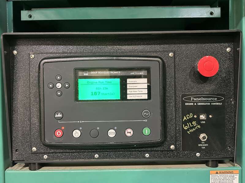 Used Cummins DFAC LTA10-G1 Diesel Generator, 673 Hrs                            