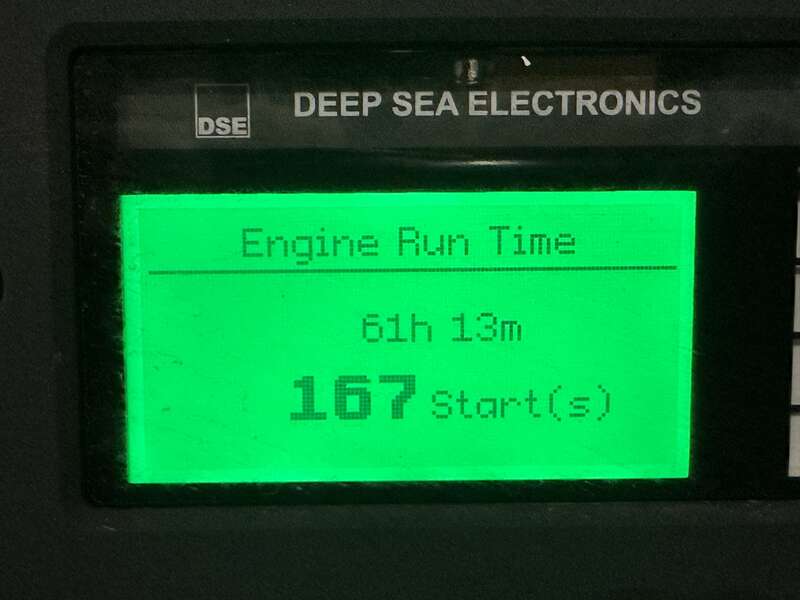 Used Cummins DFAC LTA10-G1 Diesel Generator, 672 Hrs                            