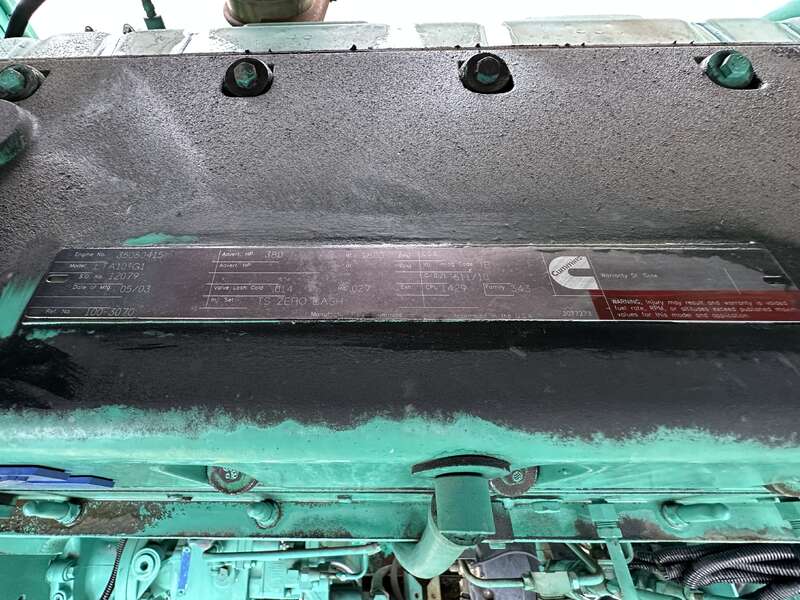 Used Cummins DFAC LTA10-G1 Diesel Generator, 666 Hrs                            