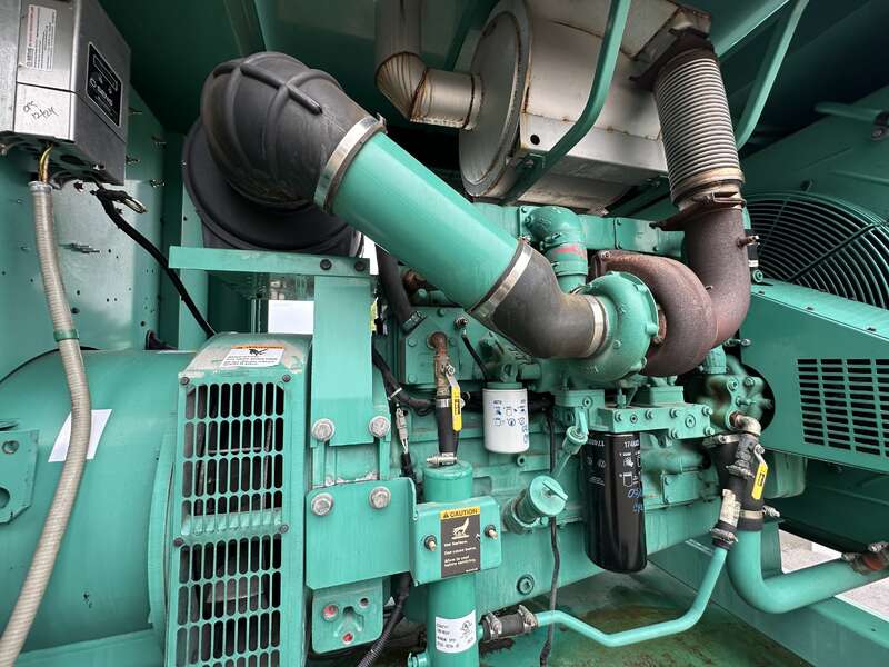 Used Cummins DFAC LTA10-G1 Diesel Generator, 666 Hrs                            