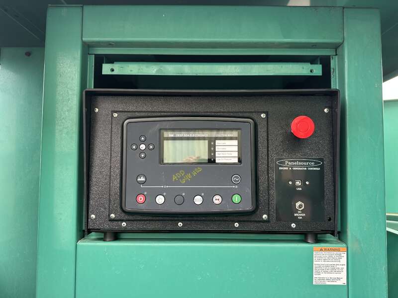 Used Cummins DFAC LTA10-G1 Diesel Generator, 666 Hrs                            