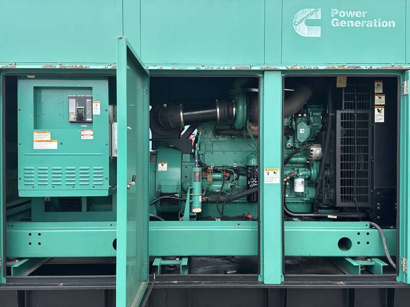 Used Cummins DFEG QSX15-G9 Diesel Generator 522 Hrs EPA Tier 2                            