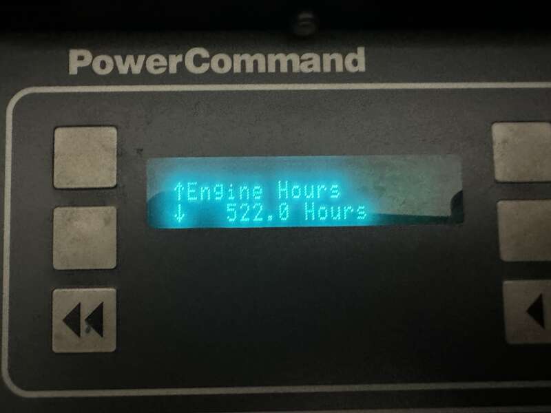 Used Cummins DFEG QSX15-G9 Diesel Generator 522 Hrs EPA Tier 2                            