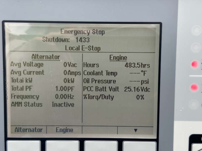 Used Cummins 750DFHA Diesel Generator, 483 Hrs                            