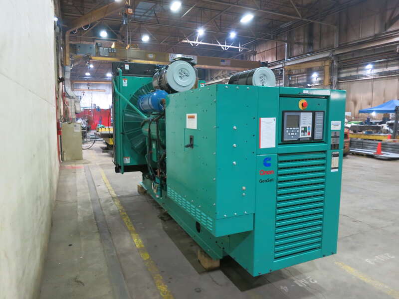 Used Cummins 750DFHA Diesel Generator, 446 Hrs                            