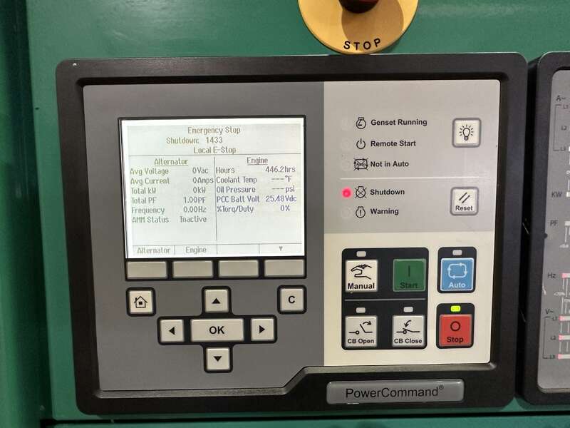 Used Cummins 750DFHA Diesel Generator, 446 Hrs                            