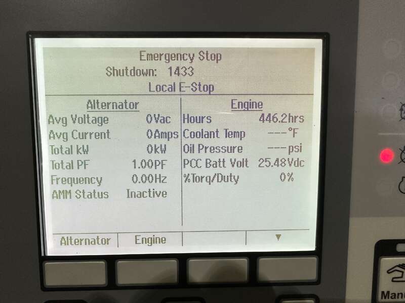 Used Cummins 750DFHA Diesel Generator, 446 Hrs                            