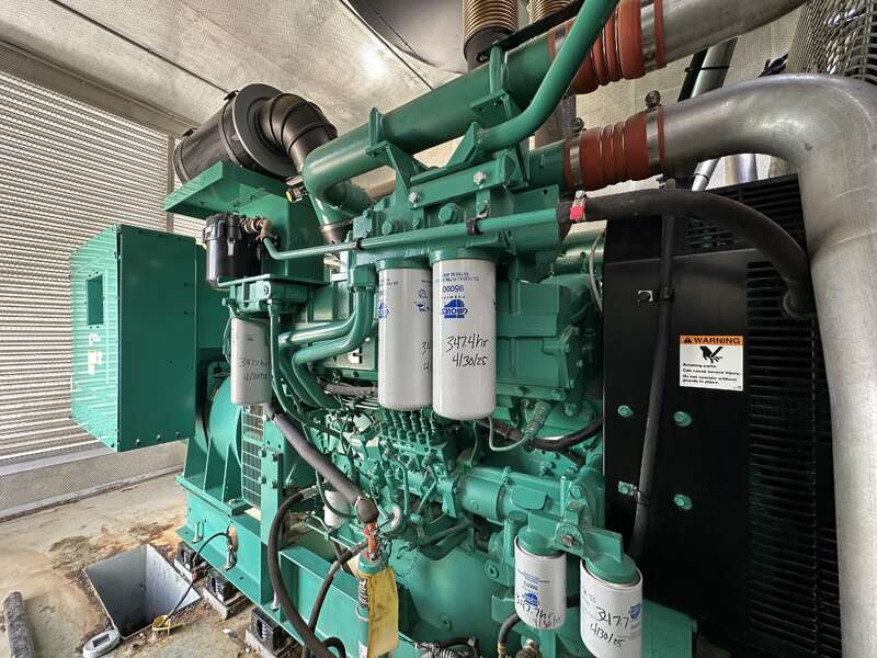 Used Cummins DQFAD QST30-G5 NR2 Diesel Generator, 383 Hrs, EPA Tier 2                            