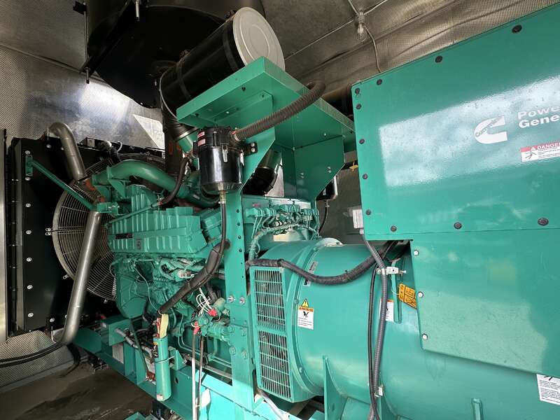 Used Cummins DQFAD QST30-G5 NR2 Diesel Generator, 383 Hrs, EPA Tier 2                            