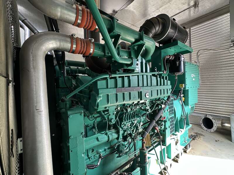 Used Cummins DQFAD QST30-G5 NR2 Diesel Generator, 383 Hrs, EPA Tier 2                            