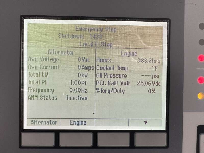Used Cummins DQFAD QST30-G5 NR2 Diesel Generator, 383 Hrs, EPA Tier 2                            