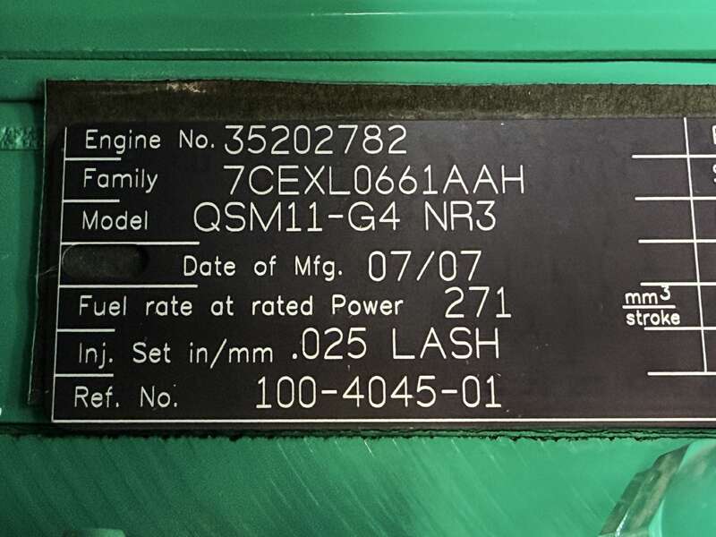 Used Cummins DQHAB QSM11-G4 Diesel Generator, 409 Hrs EPA Tier 3                            
