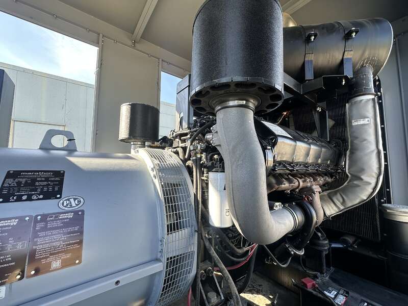 Used MTU DS600 12V1600G80S Diesel Generator, 105 Hrs, EPA Tier 2                            
