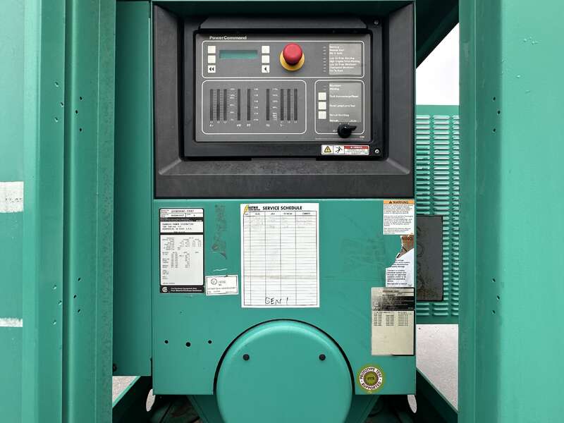 Used Cummins DSHAC Diesel Generator, 207 Hrs, EPA Tier 3                            