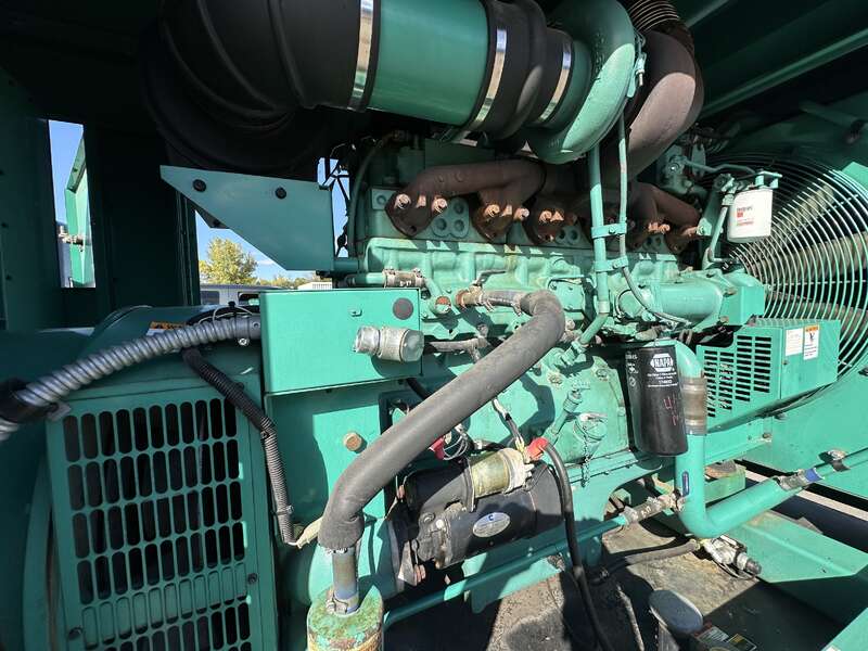 Used Cummins DFCE NTA855-G5 Diesel Generator, 637 Hrs                            
