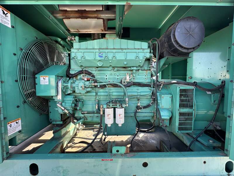 Used Cummins DFCE NTA855-G5 Diesel Generator, 637 Hrs                            