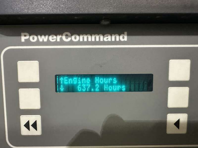 Used Cummins DFCE NTA855-G5 Diesel Generator, 637 Hrs                            